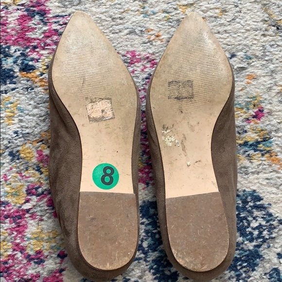 Black band Suede - taupe flats - Picture 4 of 4